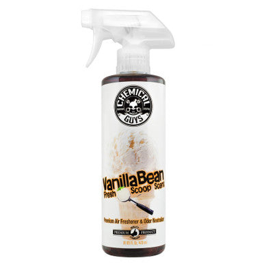 Chemical Guys Vanilla Bean Air Freshener & Odor Eliminator - 16oz - Case of 6 - AIR23116