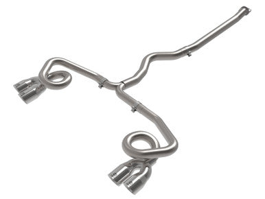 aFe POWER Takeda 3in to 2-1/2in 304 SS Cat-Back Exhaust w/ Polished Tips for 2022+ Subaru WRX H4-2.4L(t) - 49-36809-P