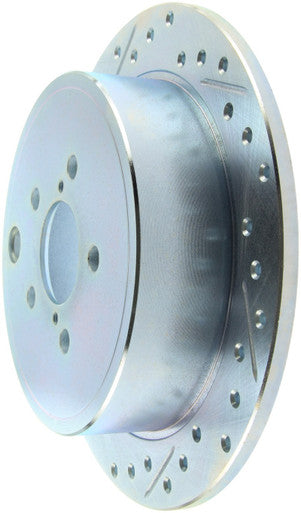 StopTech Select Sport 09-13 Subaru Forester Slotted and Drilled Right Rear Rotor - 227.47029R