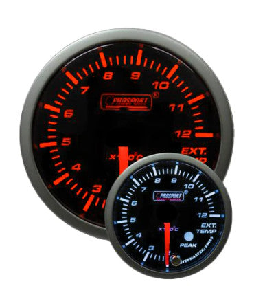 Prosport 52mm Amber/White Premium Metric EGT Gauge