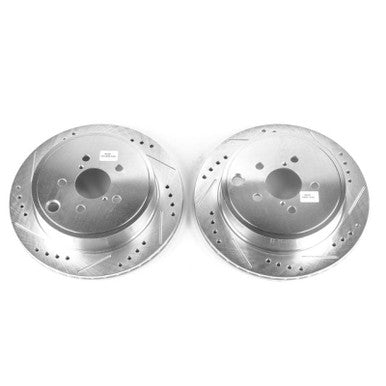 Power Stop Evolution Drilled & Slotted Rear Rotors For 2013-24 Subaru BRZ, 13-16 FR-S, 17-24 86/GR86 - Pair - JBR1501XPR