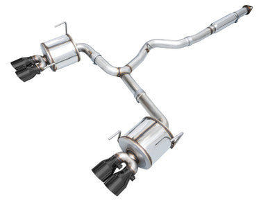 AWE Tuning Touring Edition Catback Exhaust For 2022+ VB Subaru WRX - Diamond Black Tips - 3015-43979