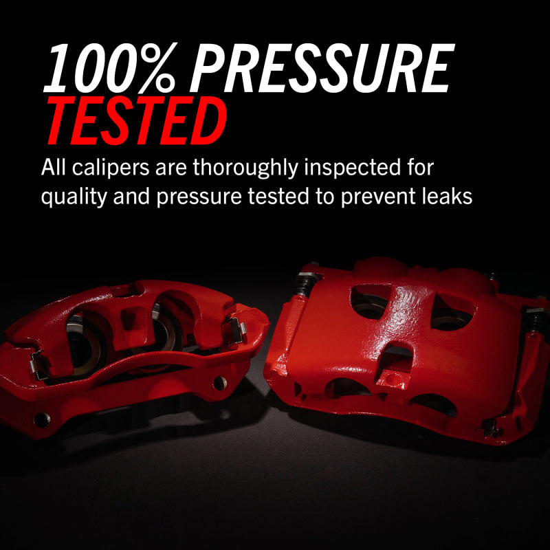 Power Stop 16-17 Subaru Crosstrek Front Red Calipers w/Brackets