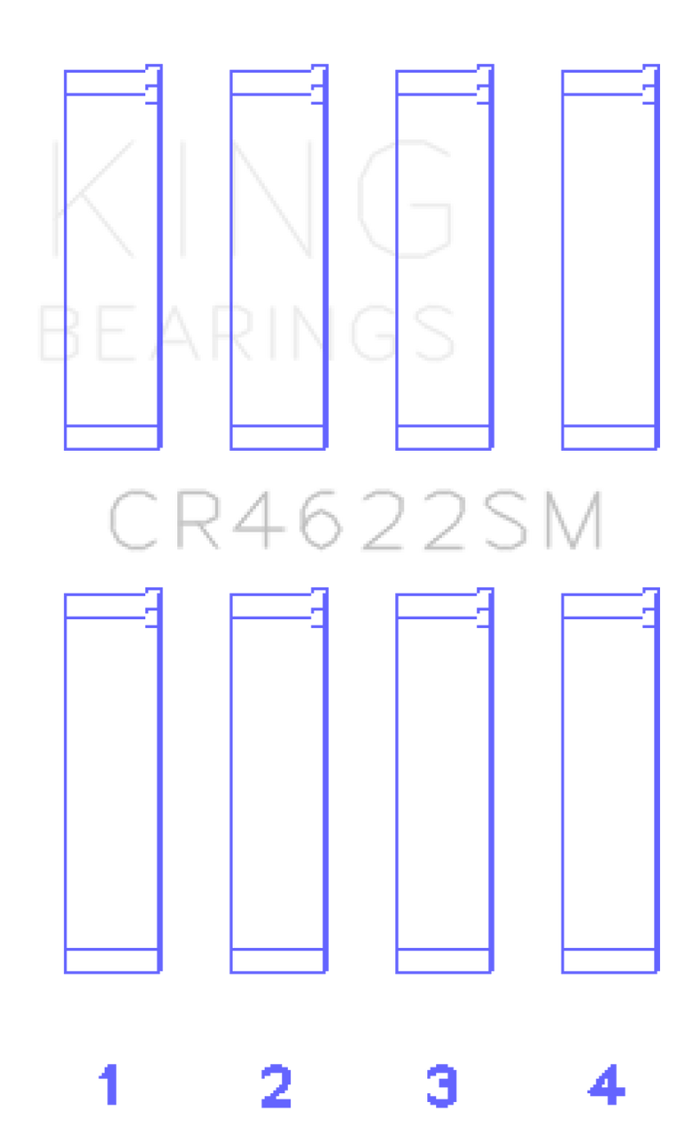 King Subaru FB20 Connecting Rod Bearing Set - CR4622SM - Primary