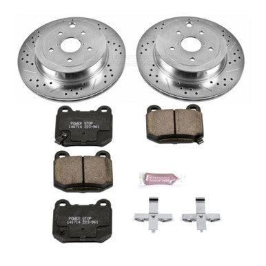 Power Stop Z23 Evolution Sport Rear Brake Kit For 2008-17 Subaru WRX STI, 2020 WRX - K5305