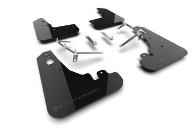 Rally Armor 22-26 Subaru BRZ / Toyota GR86 Black UR Mud Flap w/Dark Grey Logo - MF99-UR-BLK-DGRY