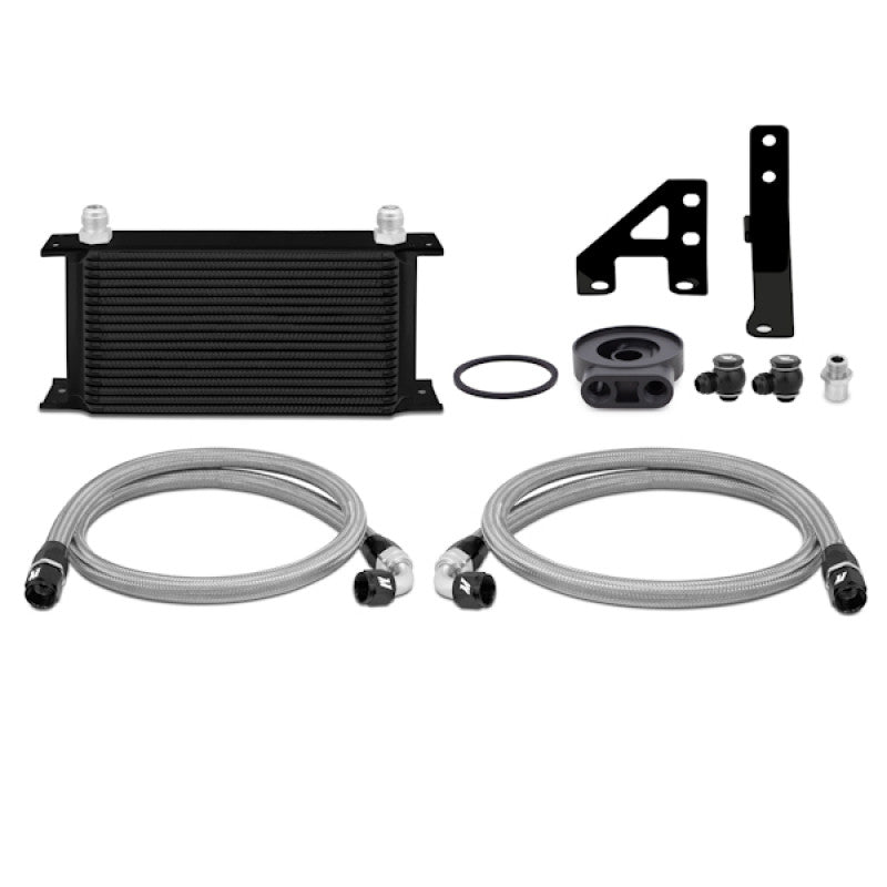 Mishimoto Non-Thermostatic Oil Cooler Kit For 2015-21 Subaru WRX - Black - MMOC-WRX-15BK