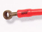 Subaru SPT Stainless Steel Braided Clutch Hose - Close-up