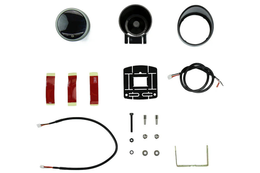 Prosport 52mm Premium Amber / White Volt Gauge - parts