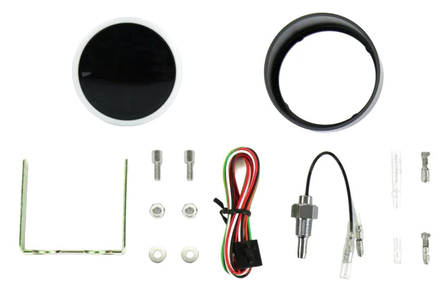 Prosport 52mm Green/White Water Temperature Gauge - parts
